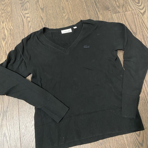 Lacoste V Neck Sweater - Picture 4 of 6